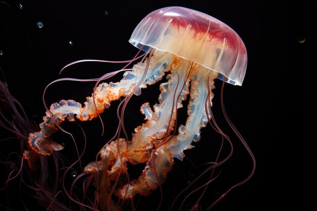 Jellyfish floating in the water