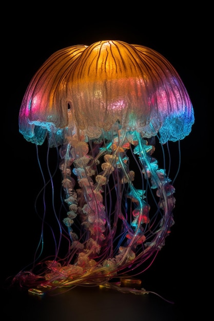 Jellyfish glow in the dark