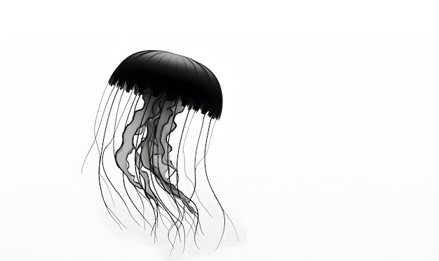 jellyfish silhouette Silhouette