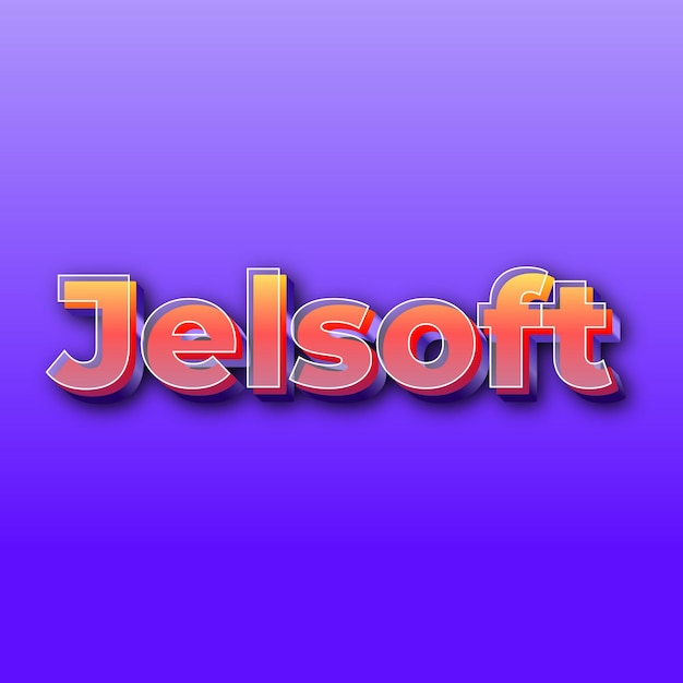 Jelsofttext effect jpg gradient purple background card photo