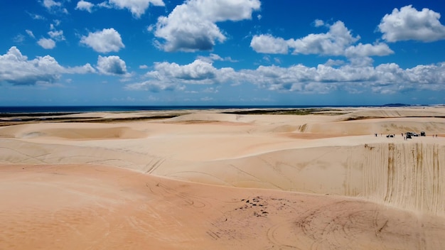 Jericoacoara Ceara Brazil Scenic summer beach at famous travel destination