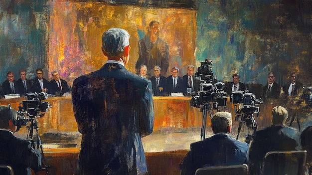jerome powell speaking at a conference