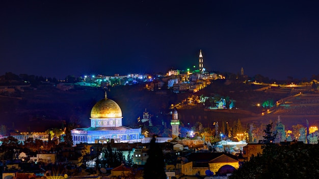 Фото Иерусалим ночью