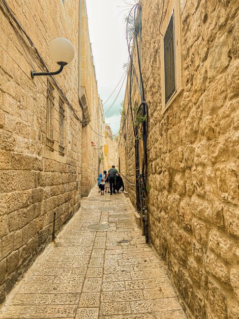 Jerusalem journey jewish family amidst the streets of the old city