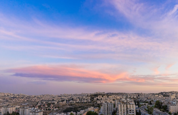 Jerusalem Neve Yaakov settlement and neighborhood in East Jerusalem