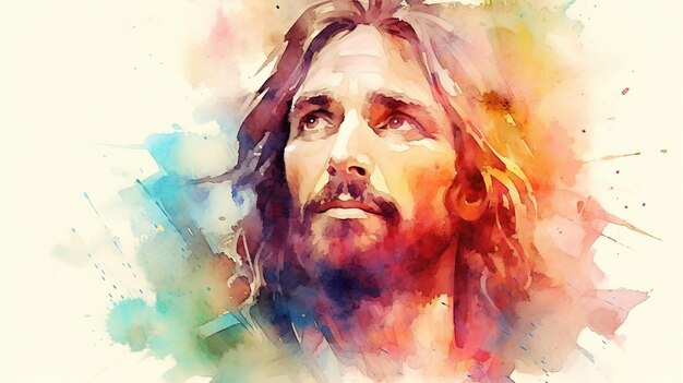 Foto gesù cristo generazione illustrativa ai