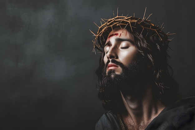 Jesus Christ in the crown of thorns