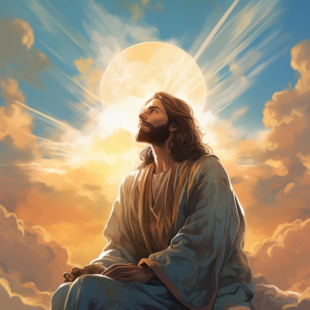 Photo jesus christ the lord a prayerful depiction