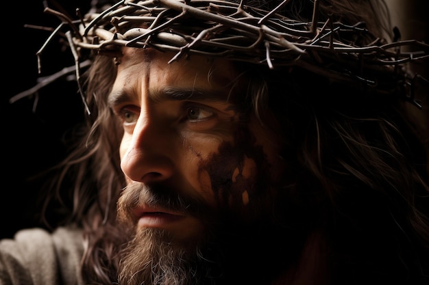 Иисус Христос в терновой короне Страсть и Воскресение Великая пятница