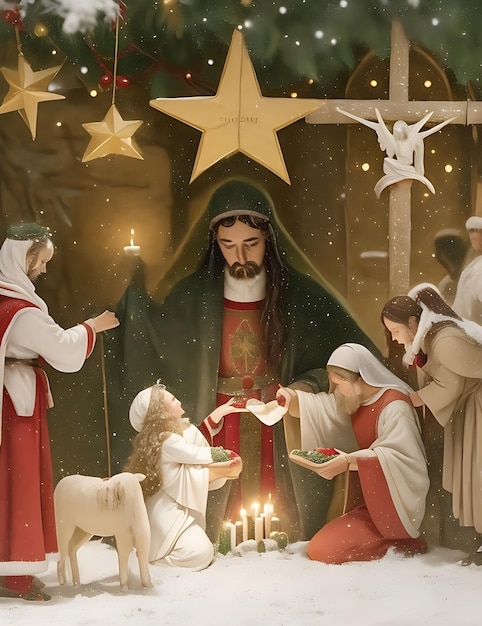 Photo jesus christmas