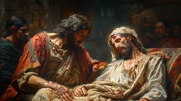 Jesus Healing The Sick And Afflicted His Background