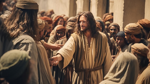 Jesus Healing the Sick A Scene of Compassion and Miracles