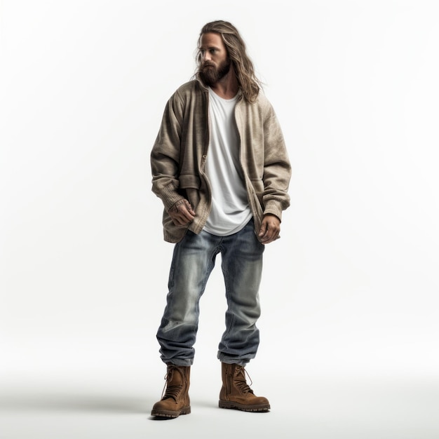 Jesus In Jeans A Contemporary Studio Portrait Of The Divine