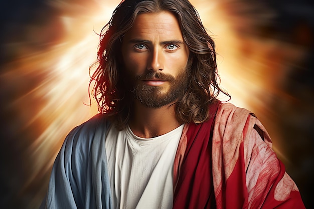 Jesus portrait AI generated