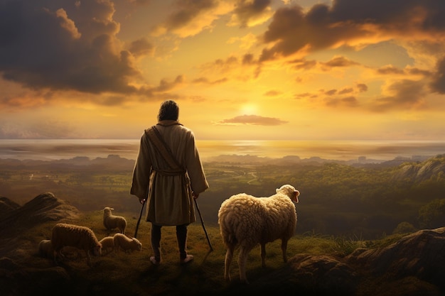 Jesus was looking for the lost sheep