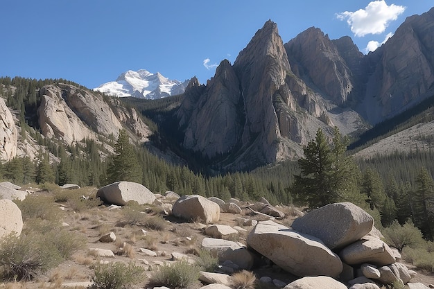 Jesus was sitting on a rocky mountain