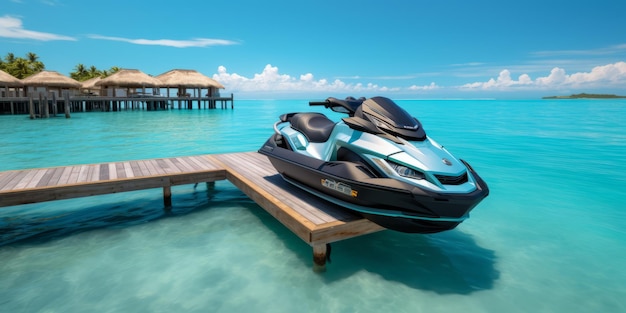 Jet ski on beach beach vacation design