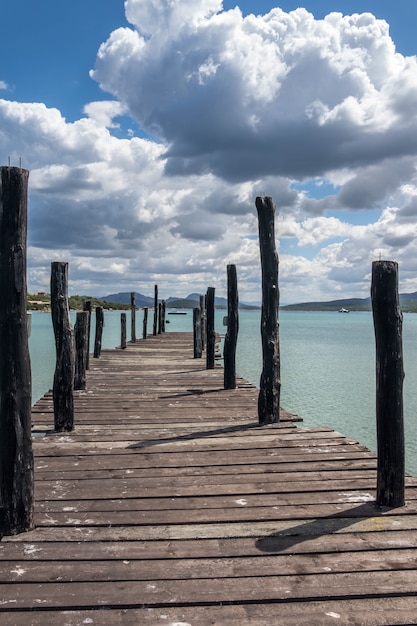 Il pontile dell'hotel cala di volpe sardegna