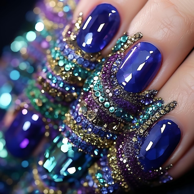 35 Long Nails Designs and Ideas For 2024 | Luxury nails, Nail art designs,  Gorgeous nails