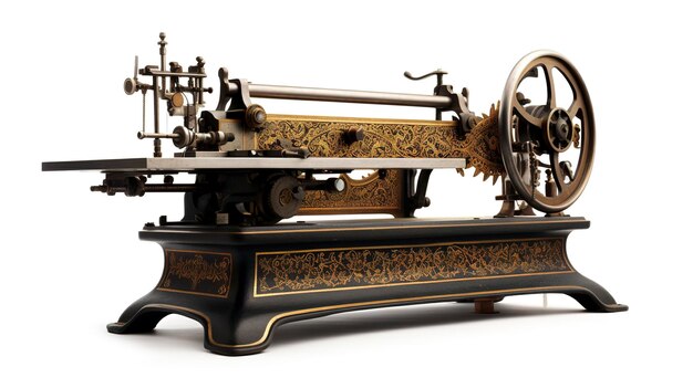 Jeweler's Saw Used for cutting metal sheets and creating intricate designs