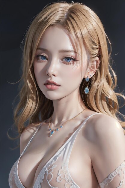 Jewelry Blonde model