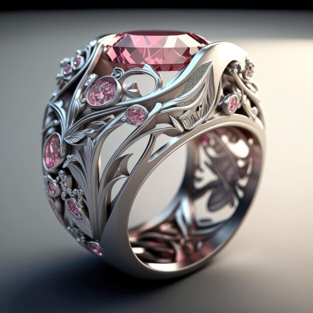 Premium Photo  A jewelry ring design