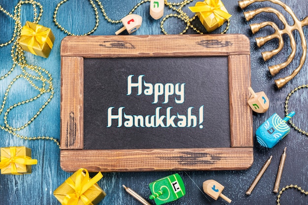 Jewish holiday Hanukkah background