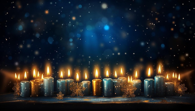 Jewish holiday Hanukkah background