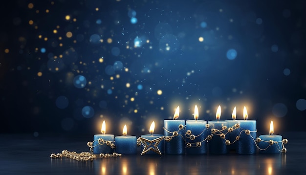 Jewish holiday Hanukkah background