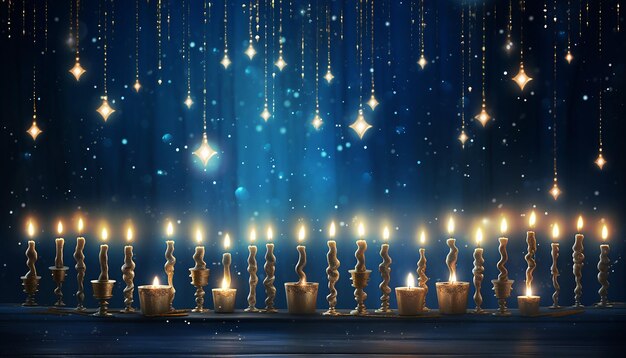 Jewish holiday Hanukkah background