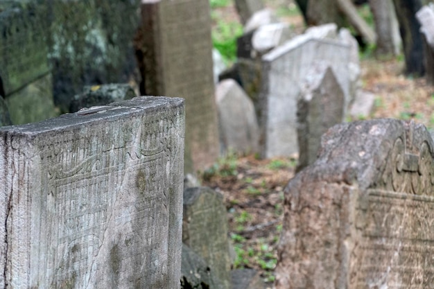 Jewish old cemetery in prague