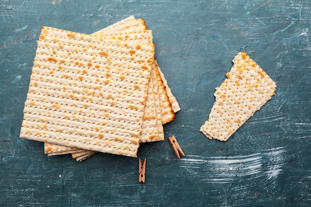 Jewish traditional matzo bread