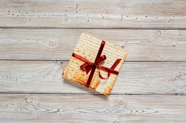 Jewish traditional Passover matzo bread