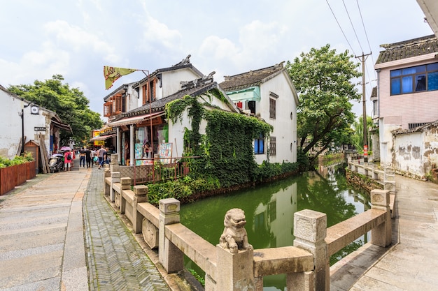 Jiangnan Water Village Сучжоу древняя городская улица