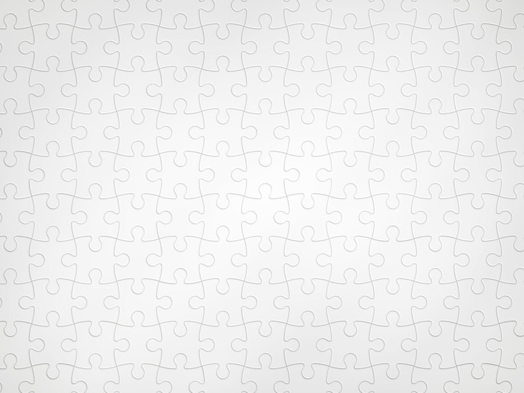 Photo jigsaw puzzle background 3d render