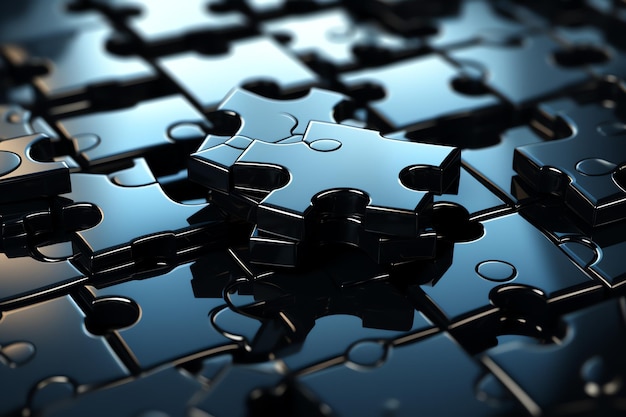 Jigsaw puzzle background