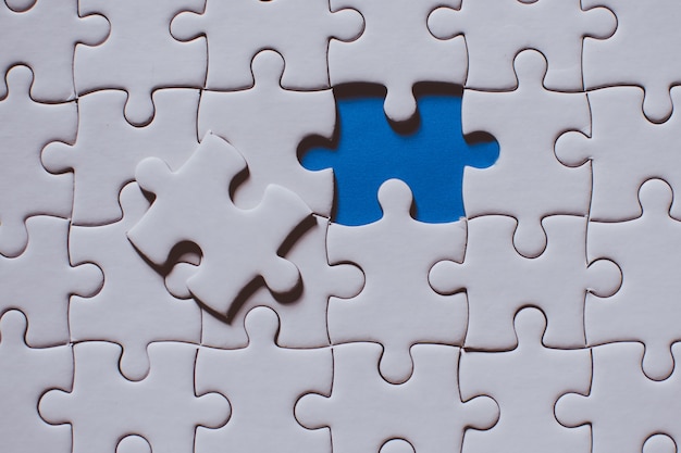 Free Photo  Jigsaw puzzle with missing piece. missing puzzle pieces