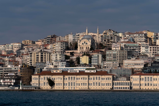 Jihangir microdistrict van Beyoglu district van het watergebied van de Bosporus Istanbul Turkije