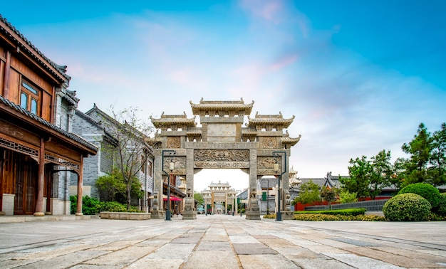 Jimo ancient city building Street