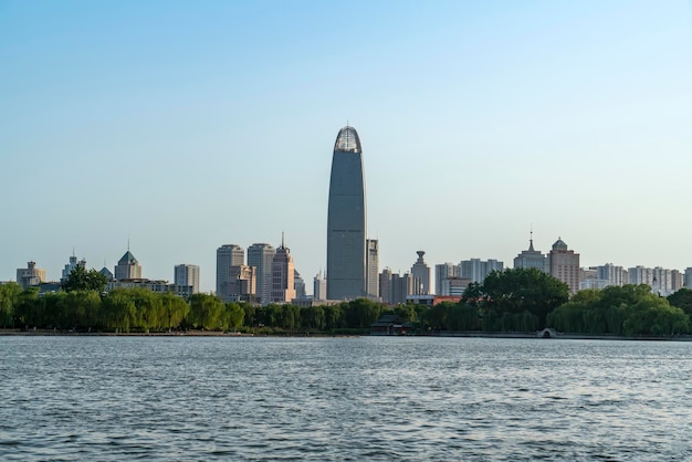 Jinan Daming Lake Chinese tuin Scenic Area