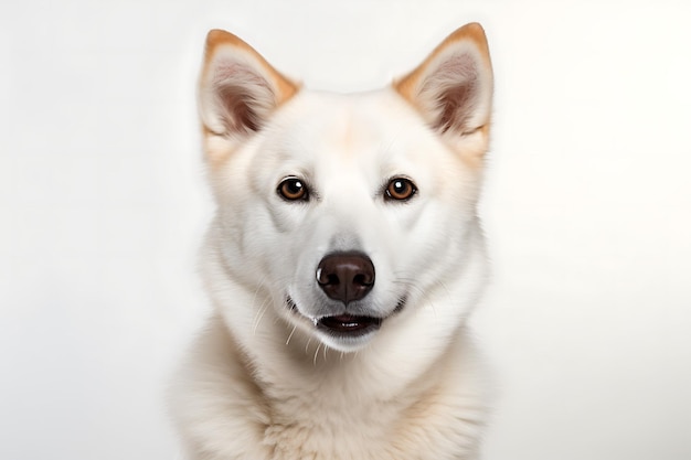 Photo jindo dog real picture hd photo white background