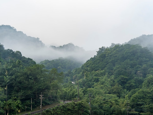 Jingtong dorp in de ochtend in Jingtong, New Taipei City, Taiwan.