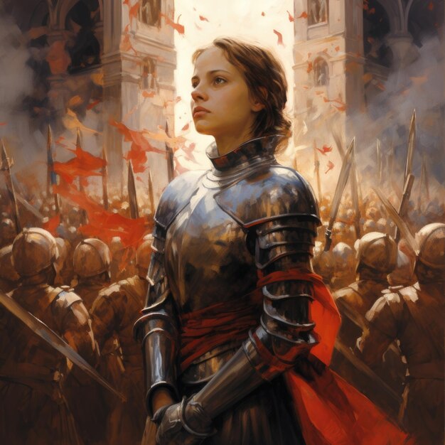 Joan of Arc The Maid of Orleans is a national heroine of France one of the commanders of French troops in the Hundred Years' War