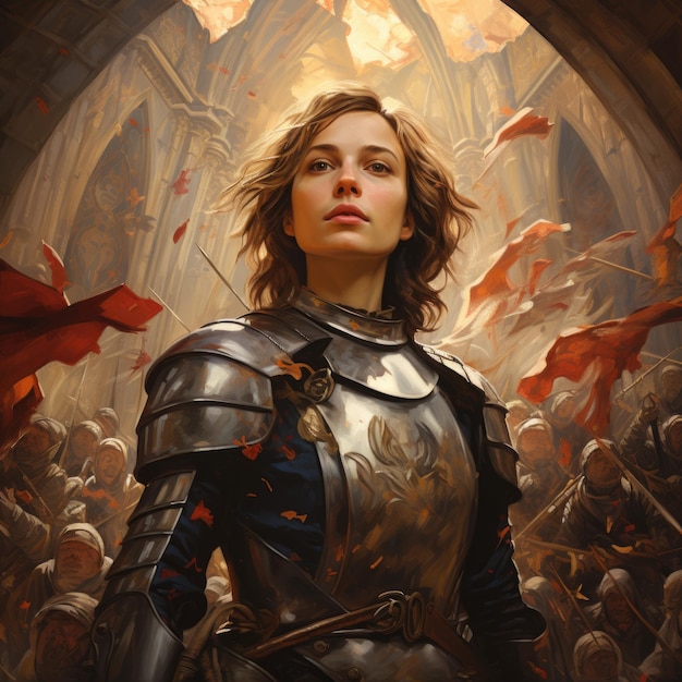 Joan of Arc The Maid of Orleans is a national heroine of France one of the commanders of French troops in the Hundred Years' War