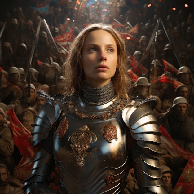 Joan of Arc The Maid of Orleans is a national heroine of France one of the commanders of French troops in the Hundred Years' War