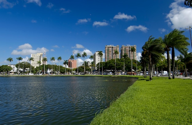 Joao Pessoa Paraiba Brazilië Uitzicht op de lagune van Parque Solon de Lucena