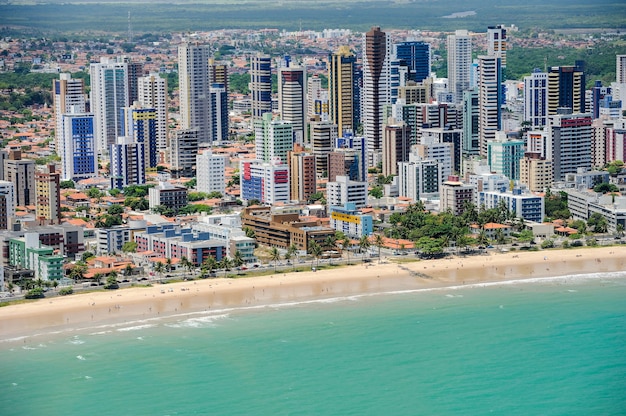 joao pessoa paraiba state brazil on november 15 2012  buildings and manaira beach