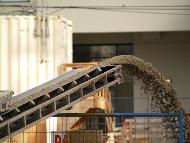 セメントの現場配送