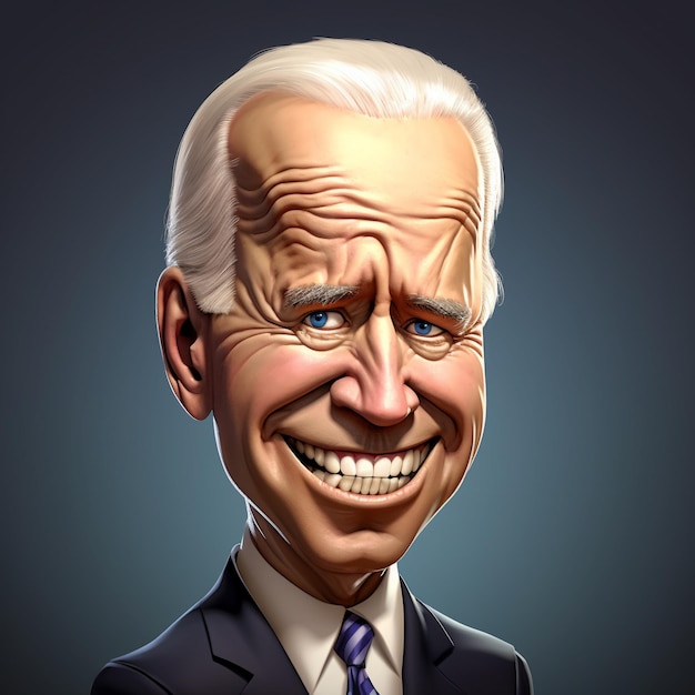 Premium AI Image | Joe Biden Cartoon Character AI