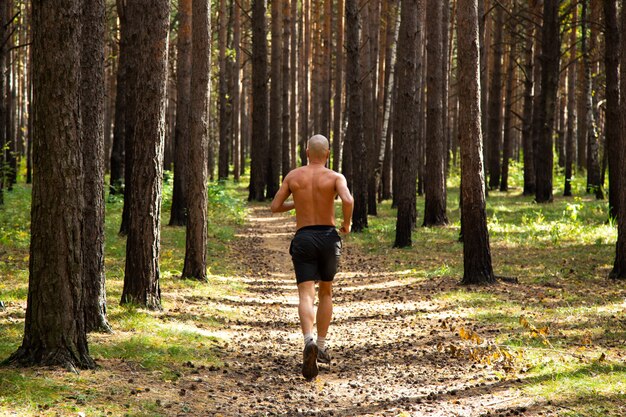 Joggen in het park